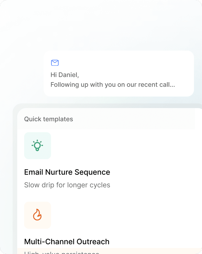 Email outreach drafted from signal context