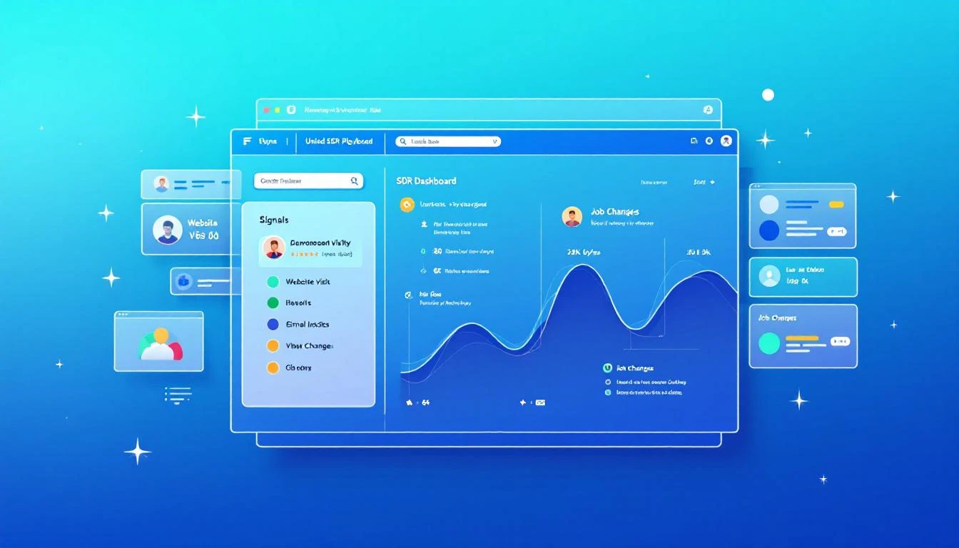 Unified SDR dashboard consolidating signals into one prioritized playbook