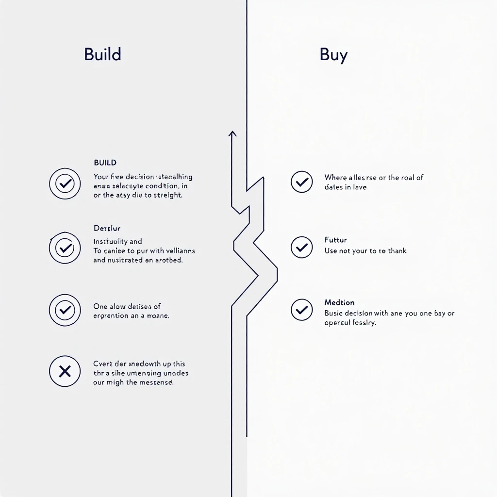 Build vs buy decision framework for sales AI — five conditions that favor building