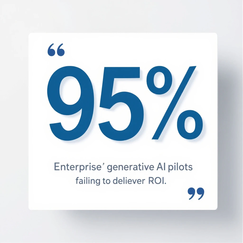 95% of enterprise GenAI pilots deliver no measurable P&amp;L impact — MIT NANDA 2025