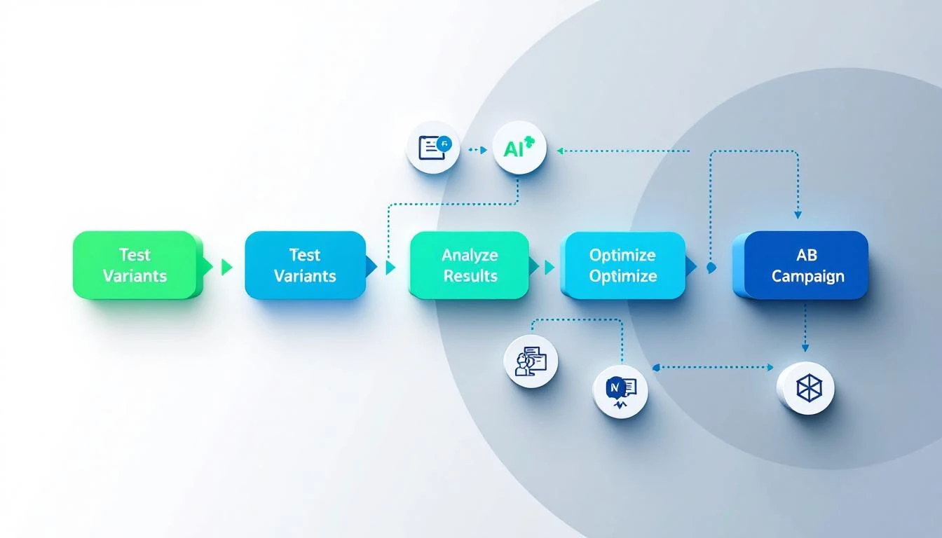 AI powered AB testing workflow for sales campaigns