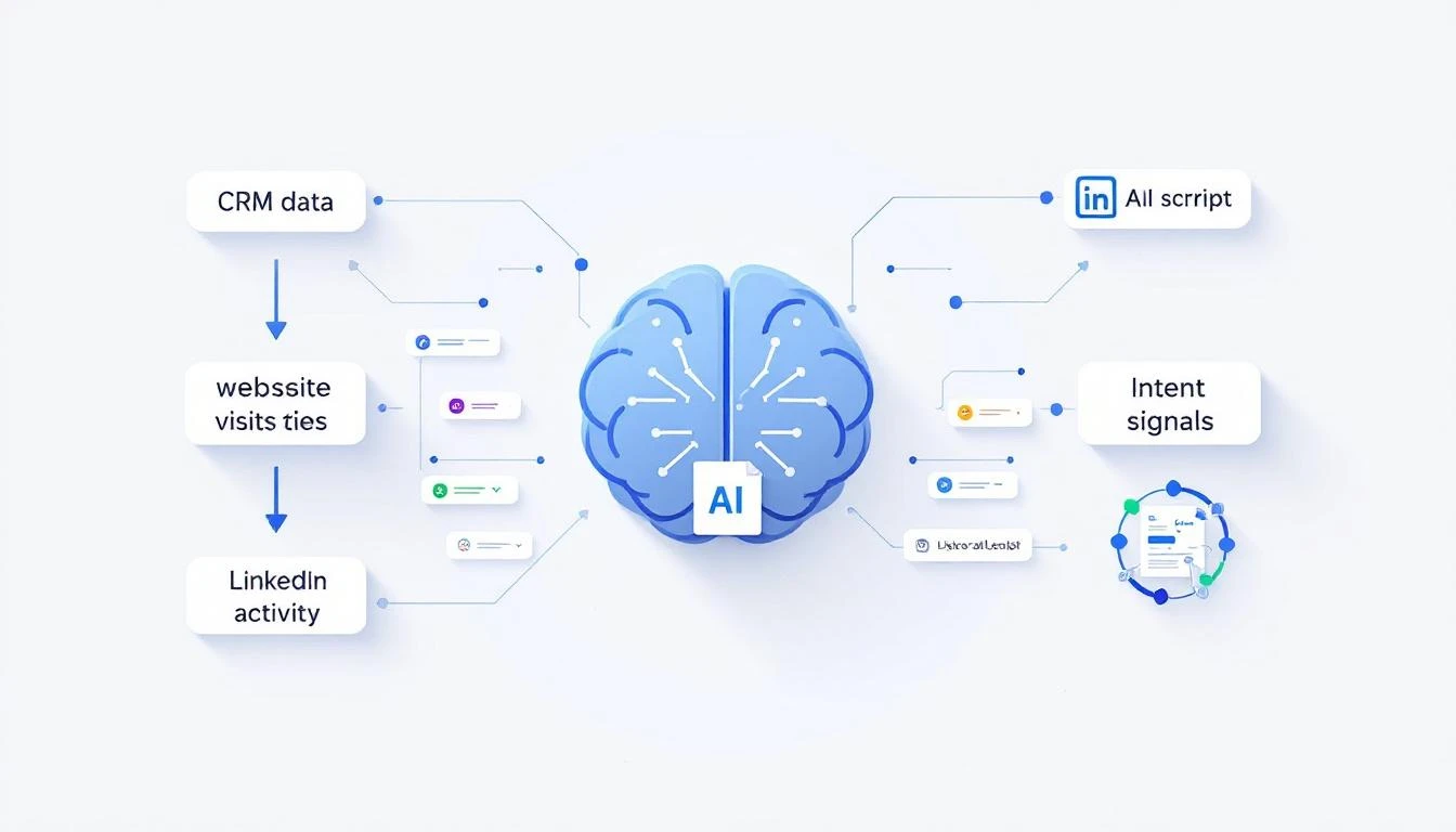 How data flows into an AI-generated call script