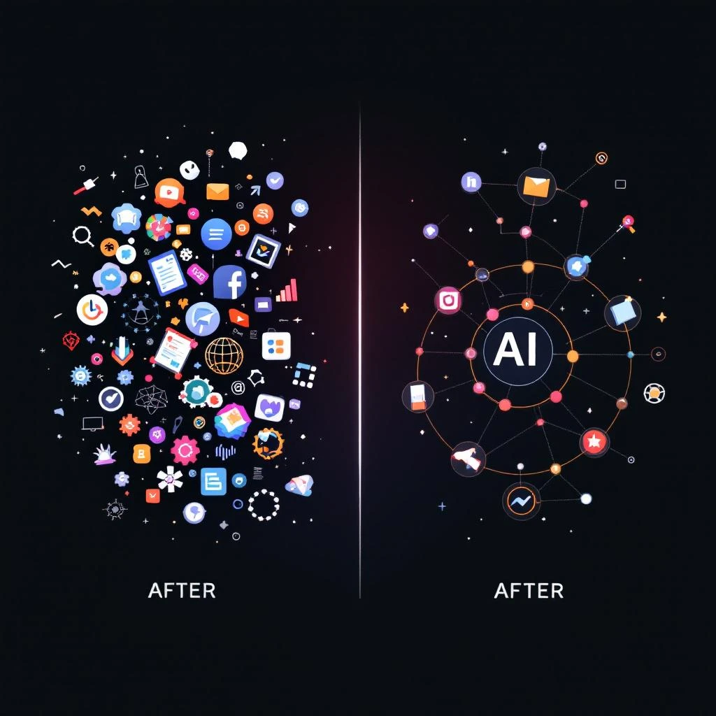 Fragmented tools versus unified AI-orchestrated GTM platform