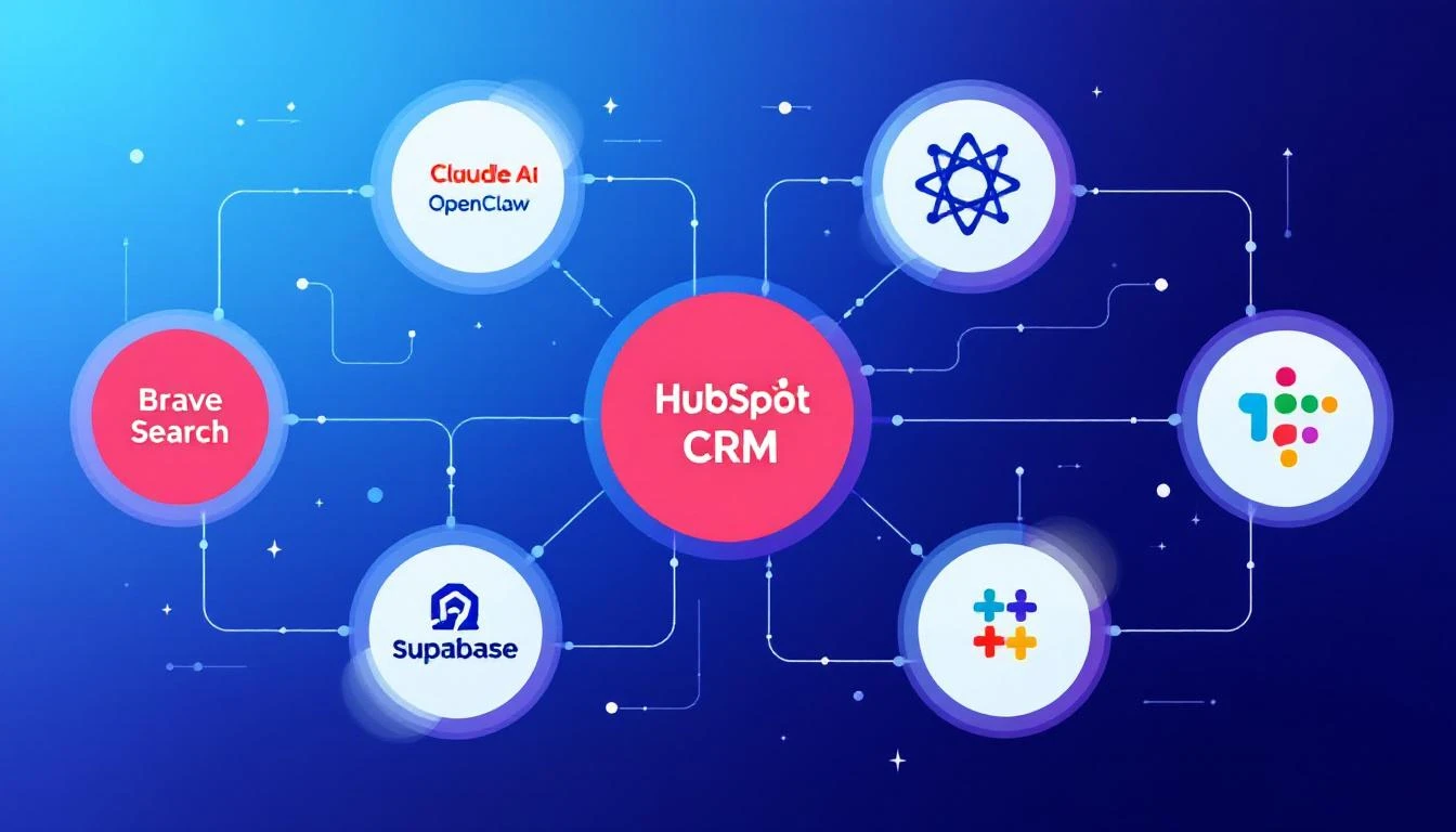 AI SDR Tech Stack Diagram