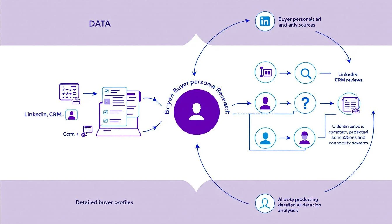 Buyer persona research automation workflow