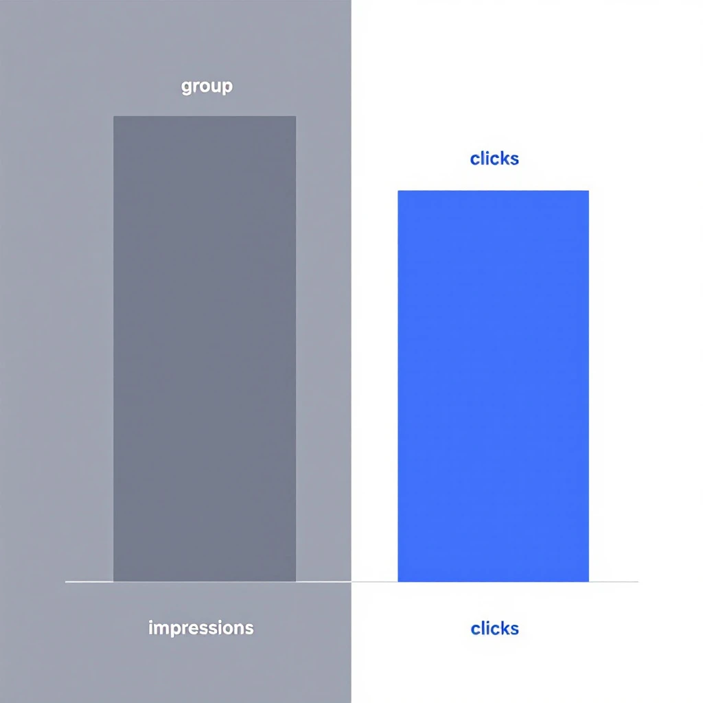 Pruned AI-scaled content vs. original content: CTR and click data