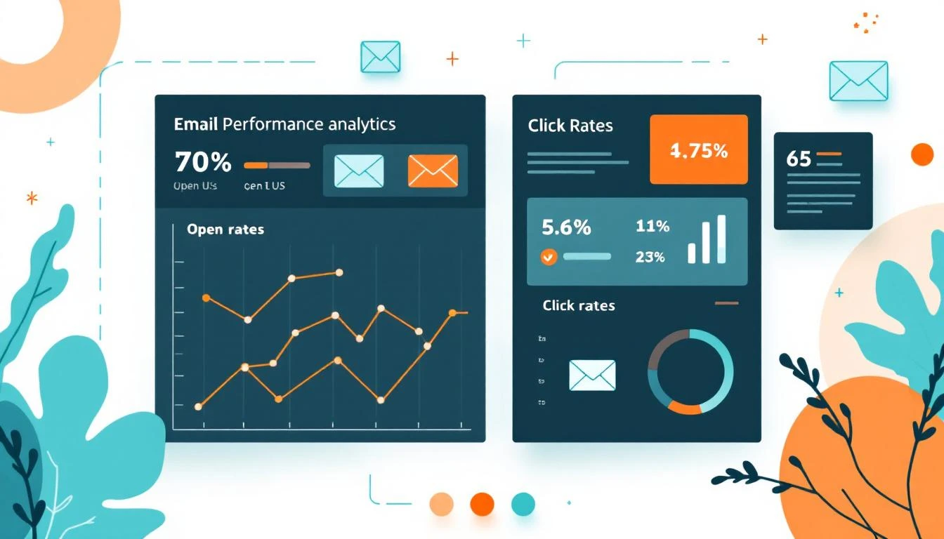 Email performance analytics dashboard