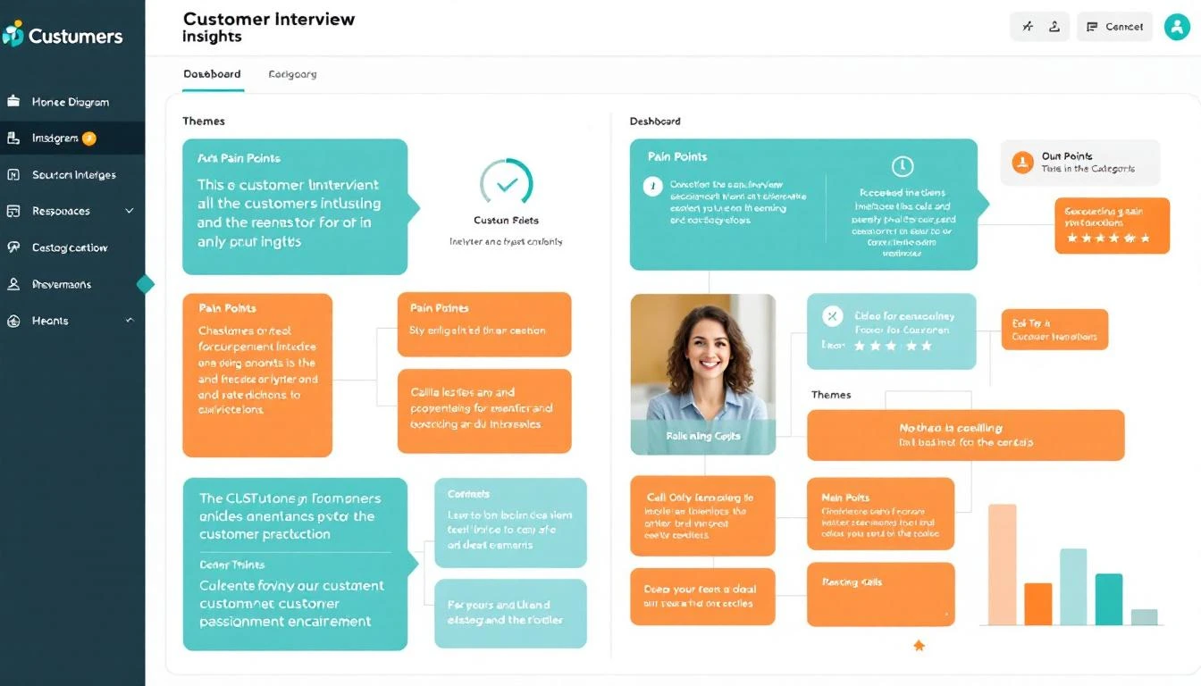 Customer Interview Insights Dashboard