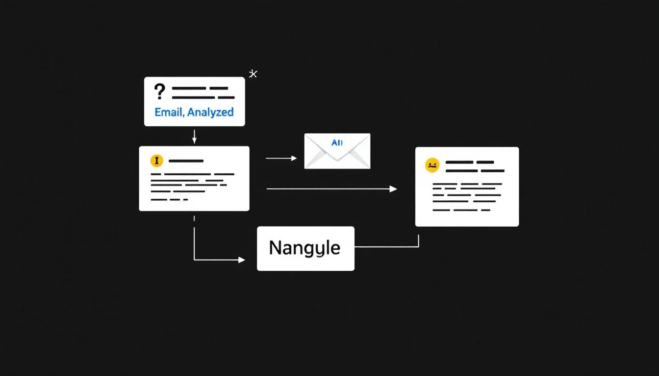 AI language detection workflow analyzing signals to determine prospect language