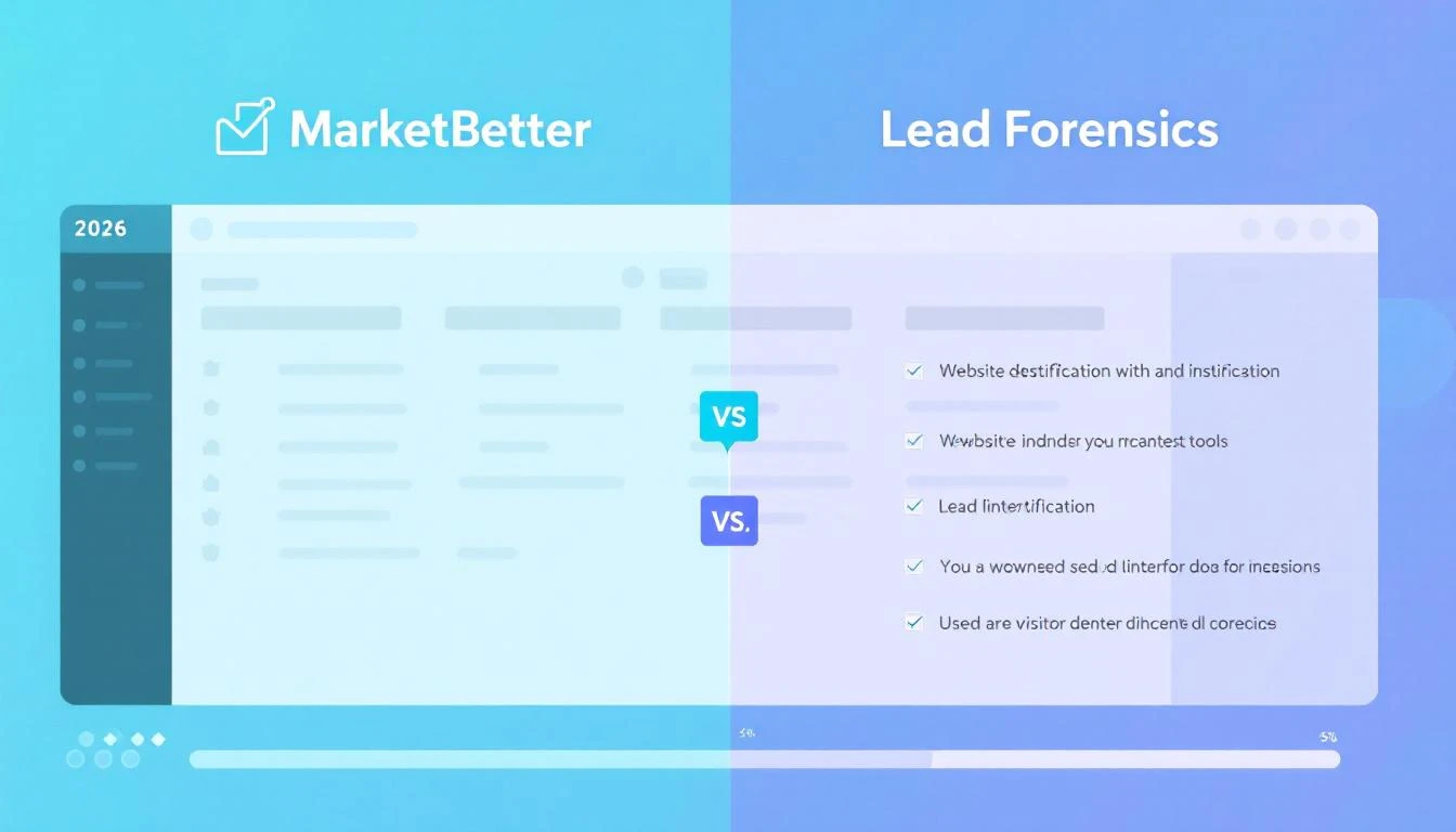 MarketBetter vs Lead Forensics comparison