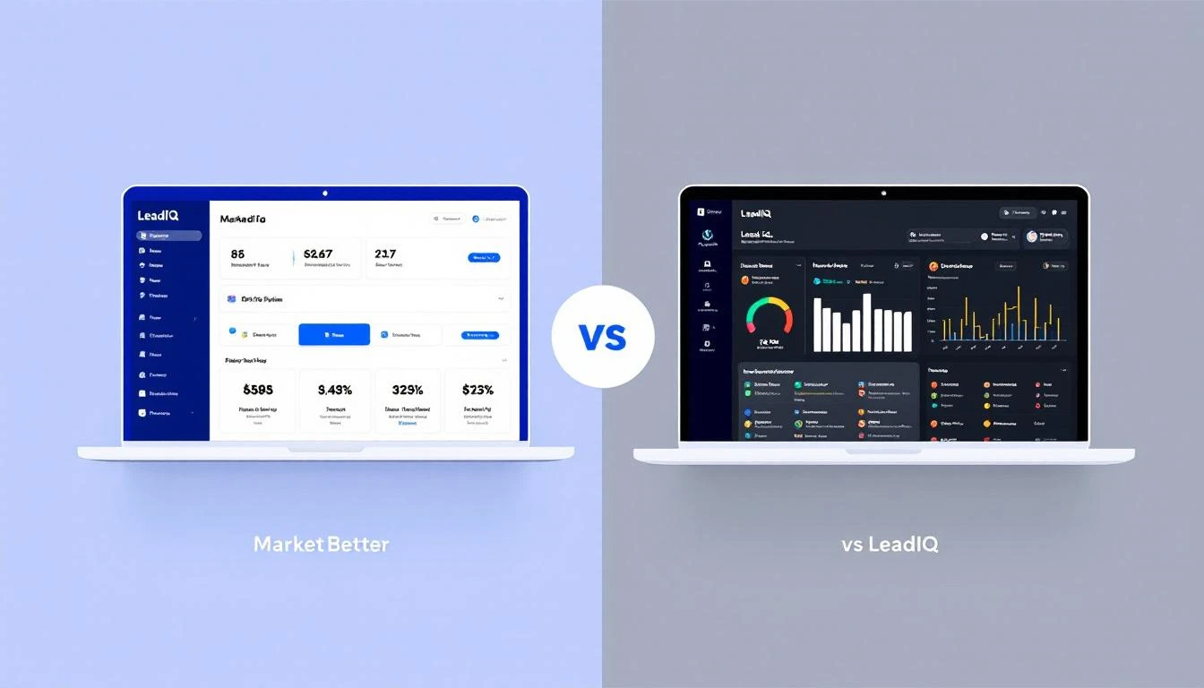 MarketBetter vs LeadIQ comparison for B2B sales teams