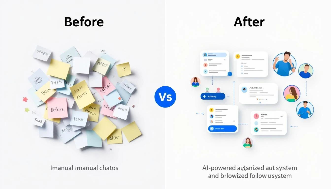 Before and After: Manual vs Automated Follow-Up