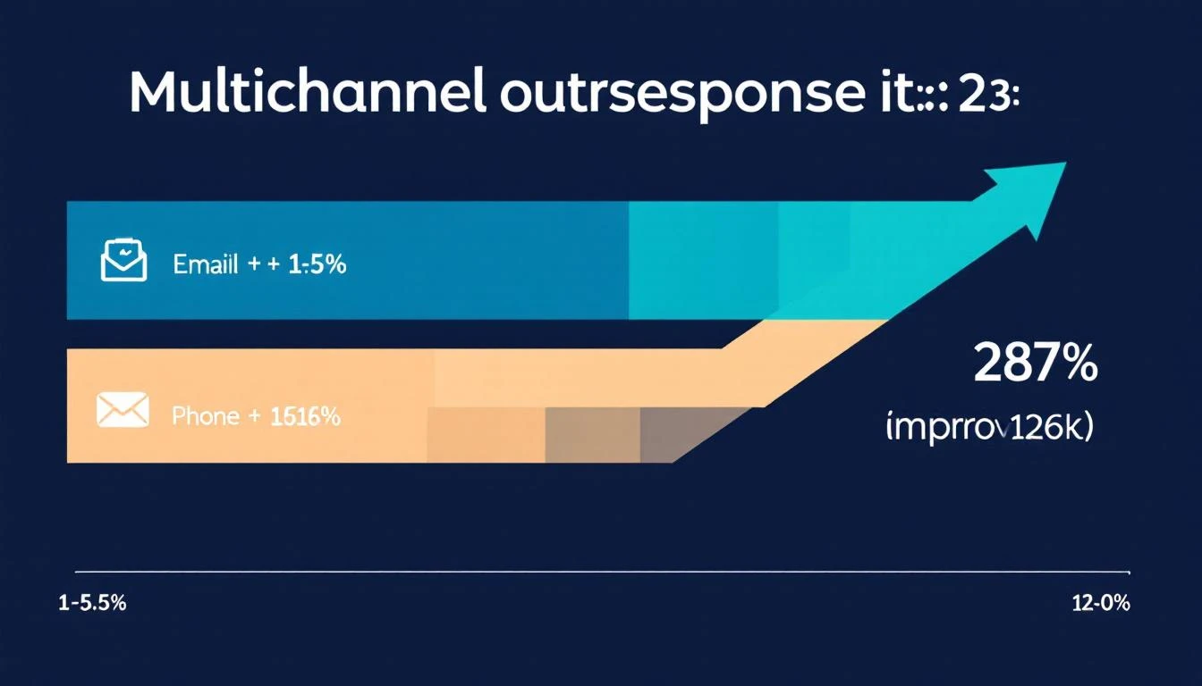 Multichannel outreach response rate comparison: single vs. multi-channel
