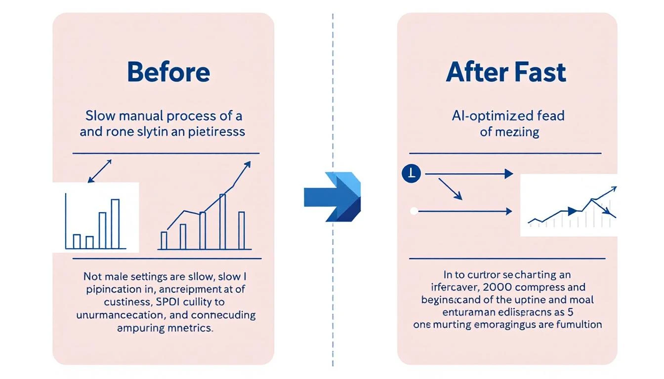 Before and after pipeline velocity metrics comparison