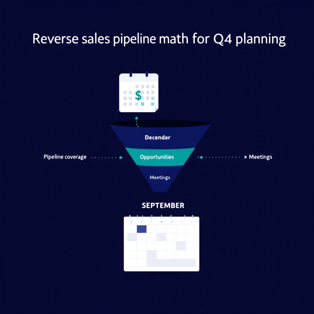 Q4 pipeline planning: working backwards from quota to September activity