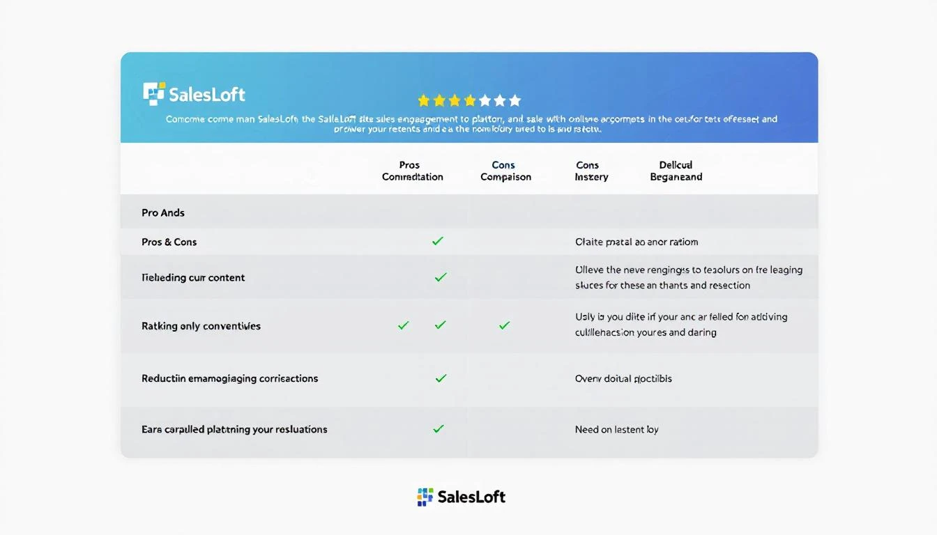 SalesLoft Review 2026 — Honest Pros, Cons, and Comparison